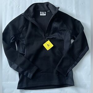 Spyder Black Quarter-Zip Pullover
